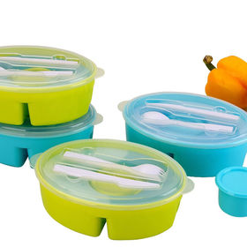 Wholesale airtight keep food hot plastic lunch box Durable On-the-Go Meal  sealed food container separable bento box for adults & kids From  m.