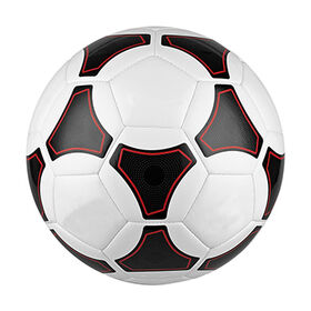 Ballon de football - Blanc,Orange imprimé et personnalisé pour
