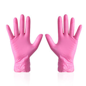 20 gants jetables nitrile pour l'usage alimentaire, industriel, hôpital,  laboratoire, extra