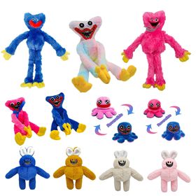 100cm Sequins Wuggy Huggy Plush Toy Horror Game Doll Toy Gift For Kids