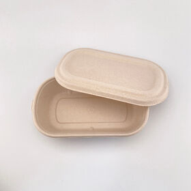850ml Salad Bowl Fast Food Packaging Box Disposable Food Container Partyware Dinnerware Set with Lid