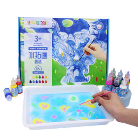 Wbg 12 Colors Non-Toxic Creative Arts Kits Water Marbling Paint Art Kit for  Kids - China Marbling Paint Art Kit, Water Marbling Kit