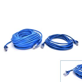 Cordon de raccordement Cat5e bleu UTP Câble 100Mhz LAN Réseau Ethernet CAT 5E Pour PC Routeur WIFI