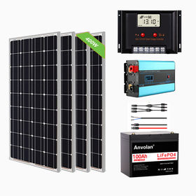 Kit de Génerateur solaire portable - Station d'énergie 1000W +