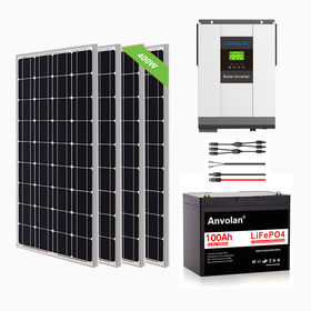Solar Panel Kit Complete 3KW 3000W 110V 220V Panneau Solaire 1000W