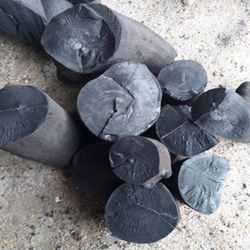 Activé Briquette noir de charbon de bois de feuillus de bambou