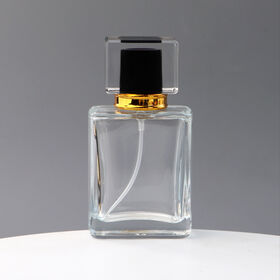 50ml square crystal glass perfume bottle