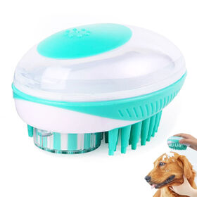 Buy Wholesale China Bath Massage Brush Shampoo Dog Grooming Silicone Shower  Brush Body Scrubbers For Cat Pets & Pet Bath Brush Shampoo Dispenser at USD  0.69