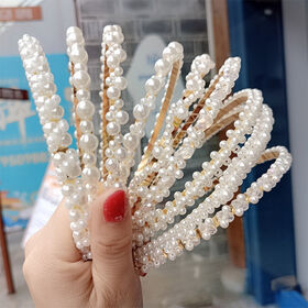 Filles femme poignée cheveux slide paillettes fait main Filles femme poignée cheveux slide paillettes fait main