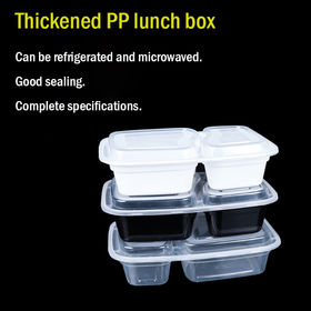 Disposable Lunch Boxes Packaging Boxes Rectangular Pp Plastic Food Grade  Thickened Household Transparent Fast Food Bento Lunch Box Takeaway  Restaurant Packaging Box - Temu