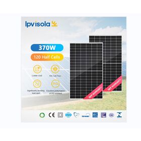 Módulo Solar Isola 370W Mono 120 Células Módulo FV para Sistema Solar