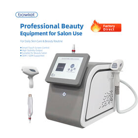 جهاز ليزر ديود BOWKET 808 نانومتر وليزر ND YAG 2 في 1 لإزالة الشعر