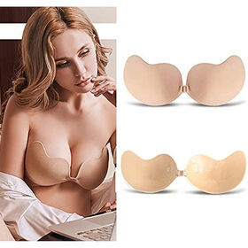 Strapless Bra Customized Sticky Seamless Bra Push-up Nipple Cover - Buy  China Wholesale Strapless Bra $0.56