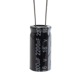 Capacitor Eletrolítico de Alumínio Radial com Temperaturas de Operação de 40 a 105°C.