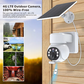 Camara Exterior Ip Panel Solar Wifi Ptz App Ubox CAM-PTZ-UBOX - Luegopago