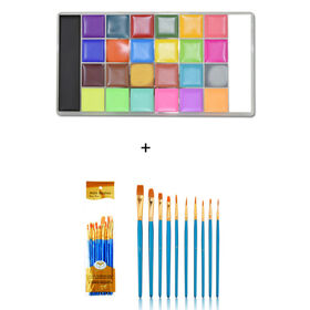 Facepaint Wholesale 26 Colors Body Paint Clown Opera Oil Children's Day Halloween Face Makeup Cream