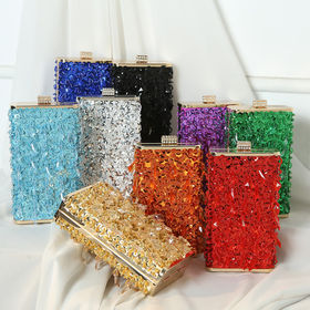 Glitter clutch hot sale purse wholesale