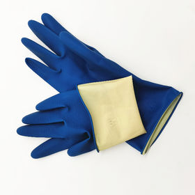 Wholesale Custom Yellow Comfort Kitchen Cleaning Latex Long Sleeve  Household Rubber Gloves Guantes De Limpieza - China Guantes Limpieza and  Latex Household Gloves price