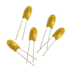 Wholesale Radial Tantalum Capacitors with -55 to 125 Celsius Operating Temperature and Low-current Leakage..