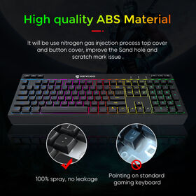 Keyboard Gaming OEM Compact 108 Tombol Lampu Latar RGB Berkabel Nirkabel 3.0 Keyboard Membran Gaming PBT