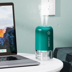 Humidificateur Portable Intelligent Sans Fil à Brume Fine avec Veilleuse, Idéal pour Bureau, Maison et Voiture.