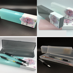 Wholesale Wholesale luxury pencil case transparent clear cartoon pencil  pouch pen case stationery pouch 1337 From m.