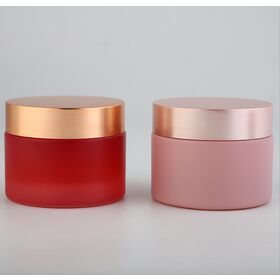 Tarro cosmético de vidrio al por mayor de 50 g para crema, mascarilla, envase, botella de crema, envase para el cuidado de la piel, OEM