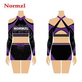 Source Rhinestone joy customized uniform cheerleading spandex