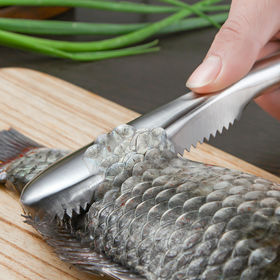 Fish scale knife, fish scale removal artifact, skin scraper, self-contained  fish scale box easy to wash and scrape