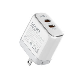 thumbnail image 2 of Cellong 3-Port USB LED Night Light Wall Charger Adapter – 3.4A Total 2 of 6