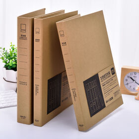 Professional Custom Made Company Wholesale Kraft Paper Executive File Folder  - China Kraft Paper Folder, A4 Folder