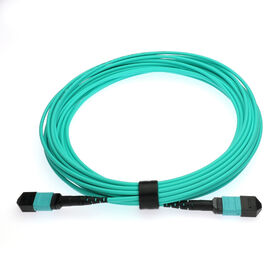 Câble fibre optique 12 fibres CPR Dca MPO MTP à faible perte d'insertion, câble fibre optique OM3