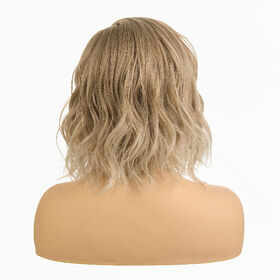 Perruque Courte Multicolore En Cheveux Humains Brésiliens - Densité 150 - Lace Frontal - Taille M