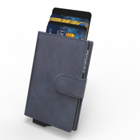 2 Pièces Porte Carte de Visite, Porte-Cartes Anti-RFID, Etui Carte  Bancaire, Étui pour Cartes en Aluminium, Porte-cartes Fin, Etui de Carte  Slim