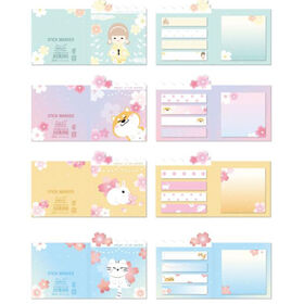 Factory Wholesale Kawaii Creative Stationery Animal Sticky Notes, 2020 New  Recycled Cute Index Cards Die-cut Bookmark - Buy Factory Wholesale Kawaii  Creative Stationery Animal Sticky Notes, 2020 New Recycled Cute Index Cards