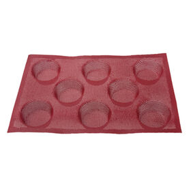 Non Stick Bread Tray for Baking Buns Mesh Silicone Coated Glass Fiber  Hamburger Mold Perforated Bakery Molds Hamburger Bun Pan