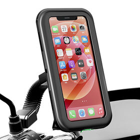 Bicycle Mobile Phone Holder Motorcycle Waterproof Bag Cellphone Fixed Bicycle Phone Holder