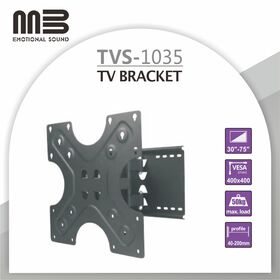 Support Mural TV Inclinable pour Écrans Plats 14-43 Pouces LED LCD