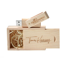 Wood Usb flash drive + box Memory wood Stick Pen Drive USB 3.0 4GB 8GB 16GB 32GB Wooden usb flash drive with Customize Logo