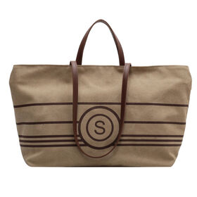 Weekend Party Women Striped Shopping Handbag Ladies Tote Shoulder Bag For Women