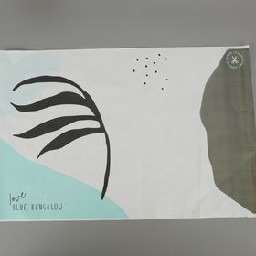 Bolsa biodegradable autoadhesiva de diseño personalizado PLA PBAT para ropa, libros y envíos exprés