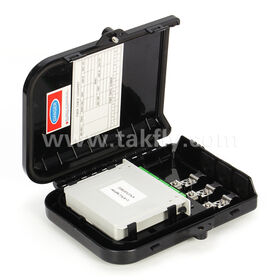 Caja Terminal Óptica de Pared para 24 Fibras FTKS-1805-08FL sin Cargar - Distribuidor de Fibra Óptica para Montaje en Pared
