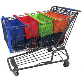 Shopping cart bag discount organizer