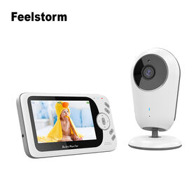  HelloBaby 3.2 Inch Video Baby Monitor with Night Vision &  Temperature Sensor, Two Way Talkback System : Baby