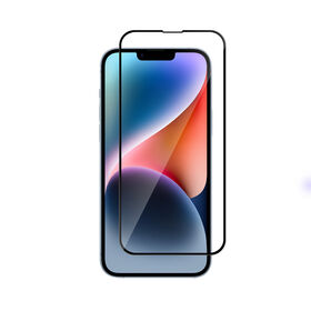 Direktverkauf ab Werk OEM ODM 2.5D Full Silk Displayschutzfolie aus gehärtetem Glas mit antibakterieller Beschichtung für iPhone 14 Plus