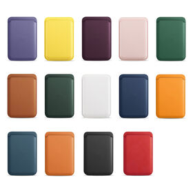 Magsafe Leather Magnetic Back Case For Phone Wallet Pouch Card Holder