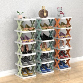 Buy Wholesale China Hot Selling 7 Layers Large Capacity Shoe Organizer Shoe  Rack Cabinet Double Row Non-woven Shoe Rack & Shoe Rack at USD 4.91