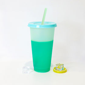 wholesale reusable aluminum color changing cups