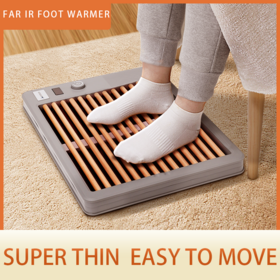 Portable Space Heater for Office and Home, Foldable Foot Warmer Under Desk  for Leg and Feet