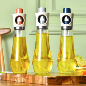 Pluvérisateur d'Huile 2 en 1, Vaporisateur d'olive Bouteille, Spray Huile  Cuisine Verre, Distributeur Olive